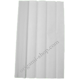 WHITE TISSUE PAPER - 50x75 cm - 8 sheets