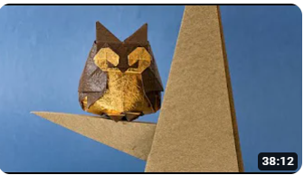1 sheet TISSUEFOIL BROWN 30X30 cm - ORIGAMI OWL