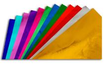 Papier métallisé 35x35cm 12 couleurs multicolore 20 feuilles scrapbooking origami japon