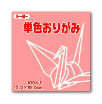 Papier Origami Rose 15x15 cm 100 feuilles japonais scrapbooking