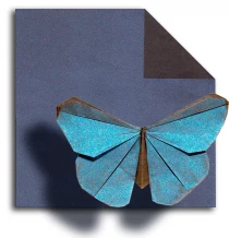 papier origami irisé
