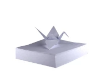 Feuilles d'essai blanches 20x20 cm 50 feuilles origami dessin blanc  scrapbooking