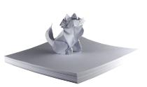 Feuilles d'essai blanches 30x30 cm 50 feuilles origami dessin blanc  scrapbooking