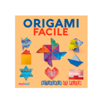 [Tout-en-un] Livre Origami Facile + 200 feuilles - 17x17 cm