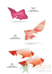 Large Origami Paper Fish Mobile Colorful Paper Ocean Themed Mobile