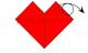 Coeur en Origami [Diagramme gratuit]
