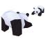 Montage Papercraft Panda joueur + Colle et pinceau