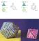 Unit Origami Polyhedron + 24 feuilles TANT - NEUF avec défauts