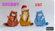 Pack Kami 15x15 cm 60 feuilles - CHATS ORIGAMI