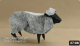 1 sheet DUO THAI BLACK WHITE  30X30 cm (12''x12'') - ORIGAMI SHEEP