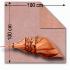 Copper Tissue-foil Extra Large 100x100 cm (40''x40'')