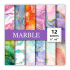 Pack PURPLE MARBLE - 12 sheets - 15x15 cm(6"x6")